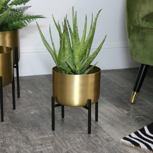 Melody Maison Tall Copper Bullet Plant Stand