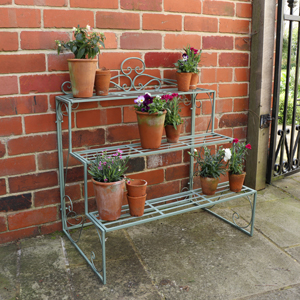 Sage Green Plant Stand