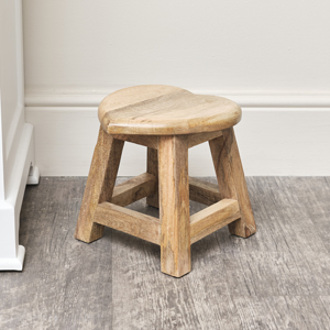 Small Mango Wood Stool