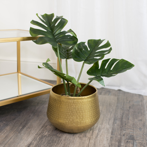 Medium Gold Planter