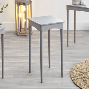 Square Grey Occasional Table - Mila Range