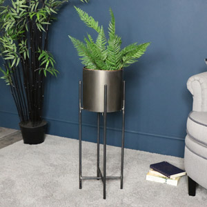 Melody Maison Tall Copper Bullet Plant Stand