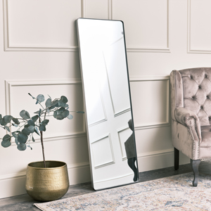 Tall Brushed Gold Wall / Floor / Leaner Mirror 47cm x 142cm