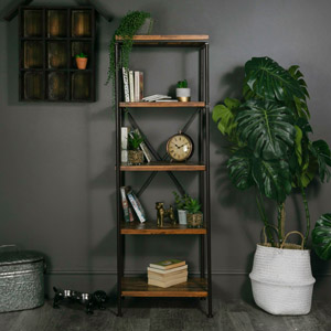 Tall Slim Industrial Shelving Unit