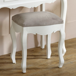 White Dressing Table Stool