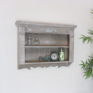 French Chateau Wooden Wall Shelves