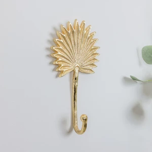 Gold Palm Leaf Wall Hook