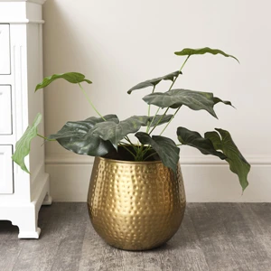 Medium Gold Planter