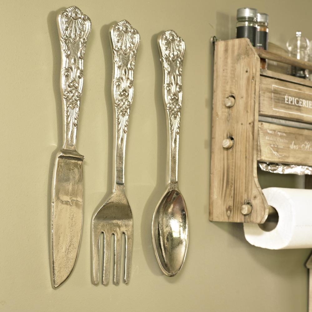 Wal Hanging Cutlery Set Orn 040912 Melody Maison