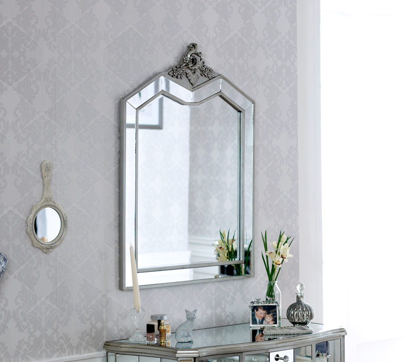 Tiffany Range Mirrored Dressing Table/Wall Mirror