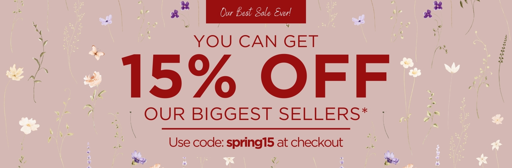 Spring Clearance Sale